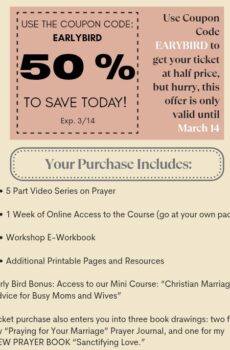 The Importance of Praying for Your Family-Women's Workshop